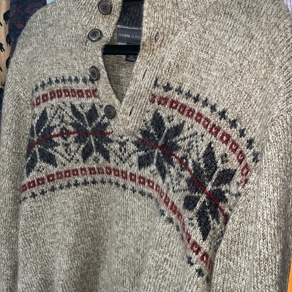 Tricots St Raphael Winter Snowflake Sweater - Picture 2 of 3